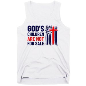 Gods Children Are Not For Sale Stop Human Trafficking Human Rights Tank Top