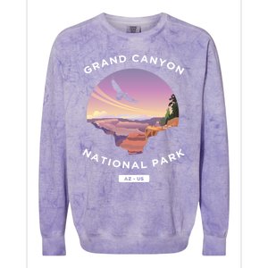 Grand Canyon Arizona Us National Park Travel Hiking Cute Gift Colorblast Crewneck Sweatshirt