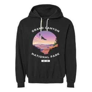 Grand Canyon Arizona Us National Park Travel Hiking Cute Gift Garment-Dyed Fleece Hoodie