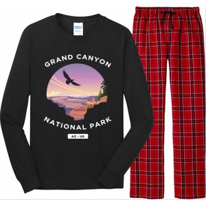 Grand Canyon Arizona Us National Park Travel Hiking Cute Gift Long Sleeve Pajama Set