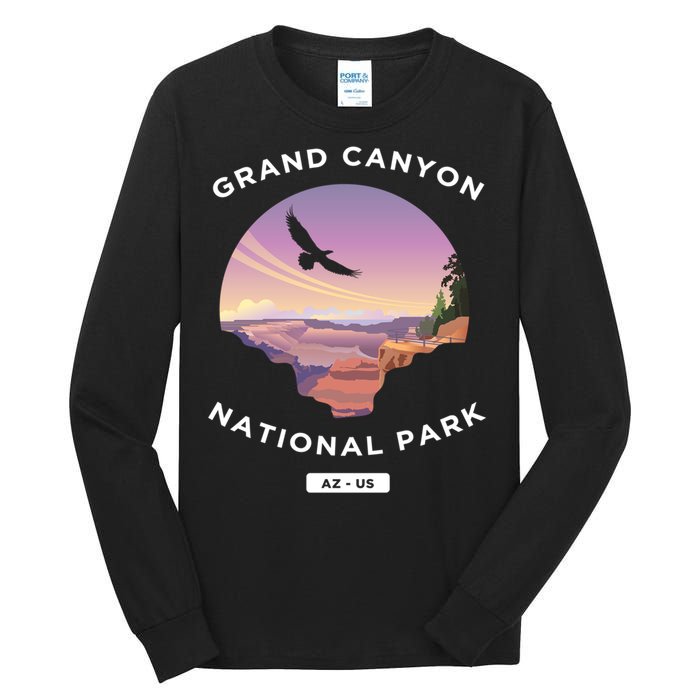 Grand Canyon Arizona Us National Park Travel Hiking Cute Gift Tall Long Sleeve T-Shirt