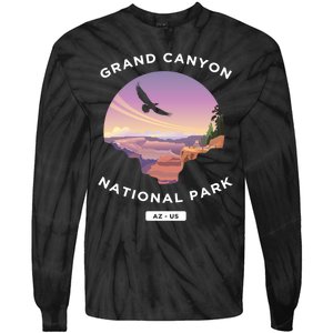 Grand Canyon Arizona Us National Park Travel Hiking Cute Gift Tie-Dye Long Sleeve Shirt