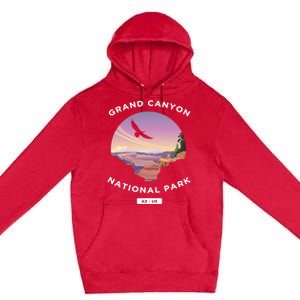 Grand Canyon Arizona Us National Park Travel Hiking Cute Gift Premium Pullover Hoodie