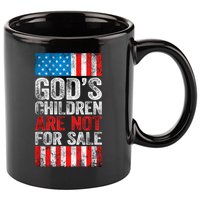 Gods Children Are Not For Sale Protect Children 11oz C Handle Ceramic Mug