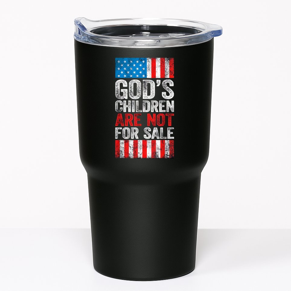 Gods Children Are Not For Sale Protect Children Tumbler