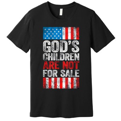 Gods Children Are Not For Sale Protect Children Premium T-Shirt