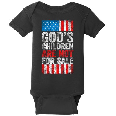 Gods Children Are Not For Sale Protect Children Baby Bodysuit