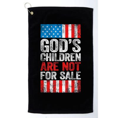 Gods Children Are Not For Sale Protect Children Golf Towel