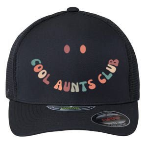 Groovy Cool Aunts Club Auntie Mothers Day (Both Sides) Gift Flexfit Unipanel Trucker Cap