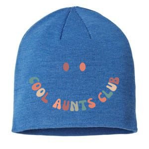 Groovy Cool Aunts Club Auntie Mothers Day (Both Sides) Gift Sustainable Beanie