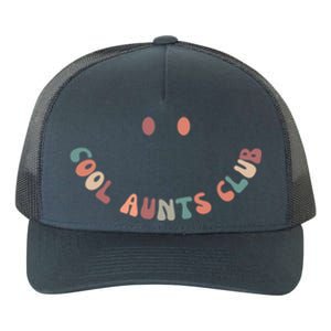 Groovy Cool Aunts Club Auntie Mothers Day (Both Sides) Gift Yupoong Adult 5-Panel Trucker Hat