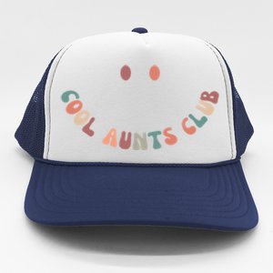 Groovy Cool Aunts Club Auntie Mothers Day (Both Sides) Gift Trucker Hat