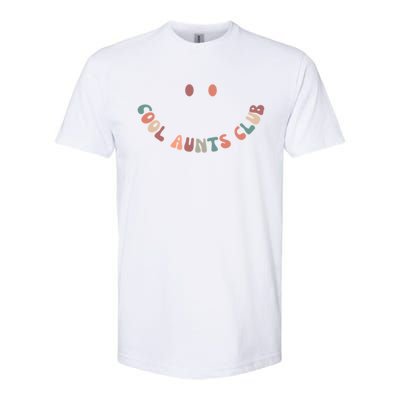 Groovy Cool Aunts Club Auntie Mothers Day (Both Sides) Gift Softstyle CVC T-Shirt