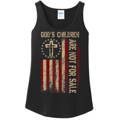 GodS Children Are Not For Sale Gift Ladies Essential Tank