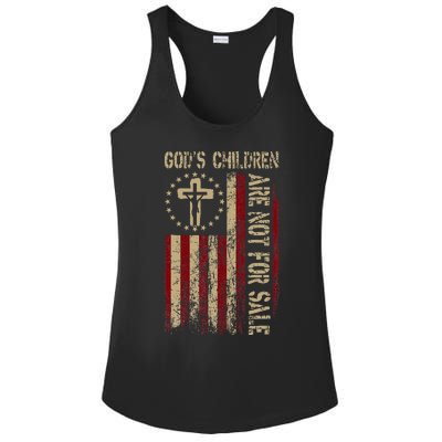 GodS Children Are Not For Sale Gift Ladies PosiCharge Competitor Racerback Tank