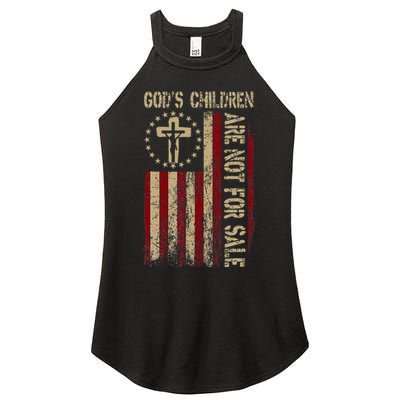 GodS Children Are Not For Sale Gift Women's Perfect Tri Rocker Tank