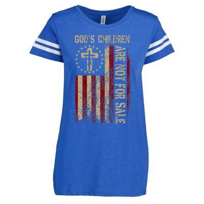 GodS Children Are Not For Sale Gift Enza Ladies Jersey Football T-Shirt