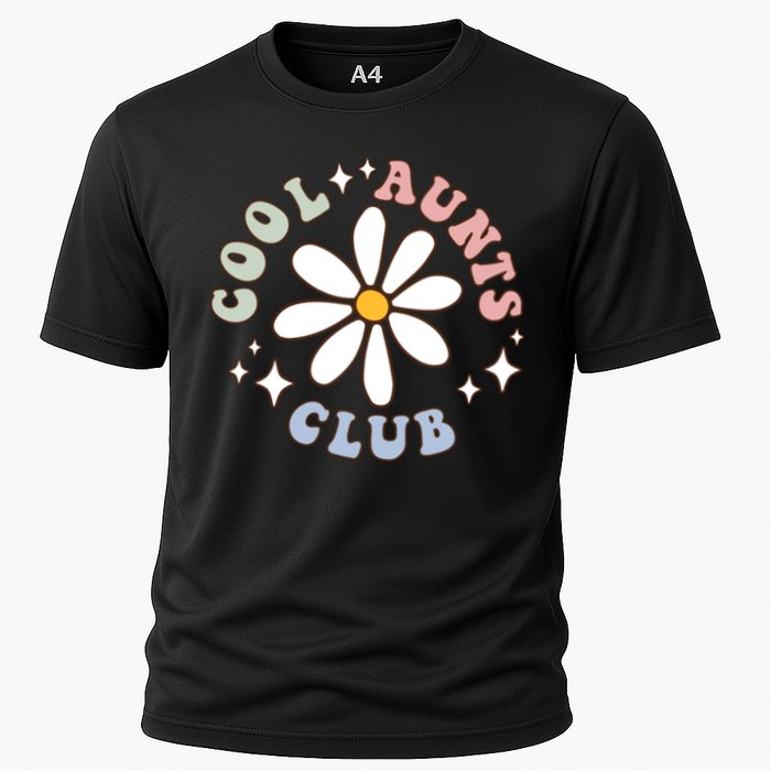 Groovy Cool Aunts Club Groovy Funny Trendy Words Great Gift Cooling Performance Crew T-Shirt