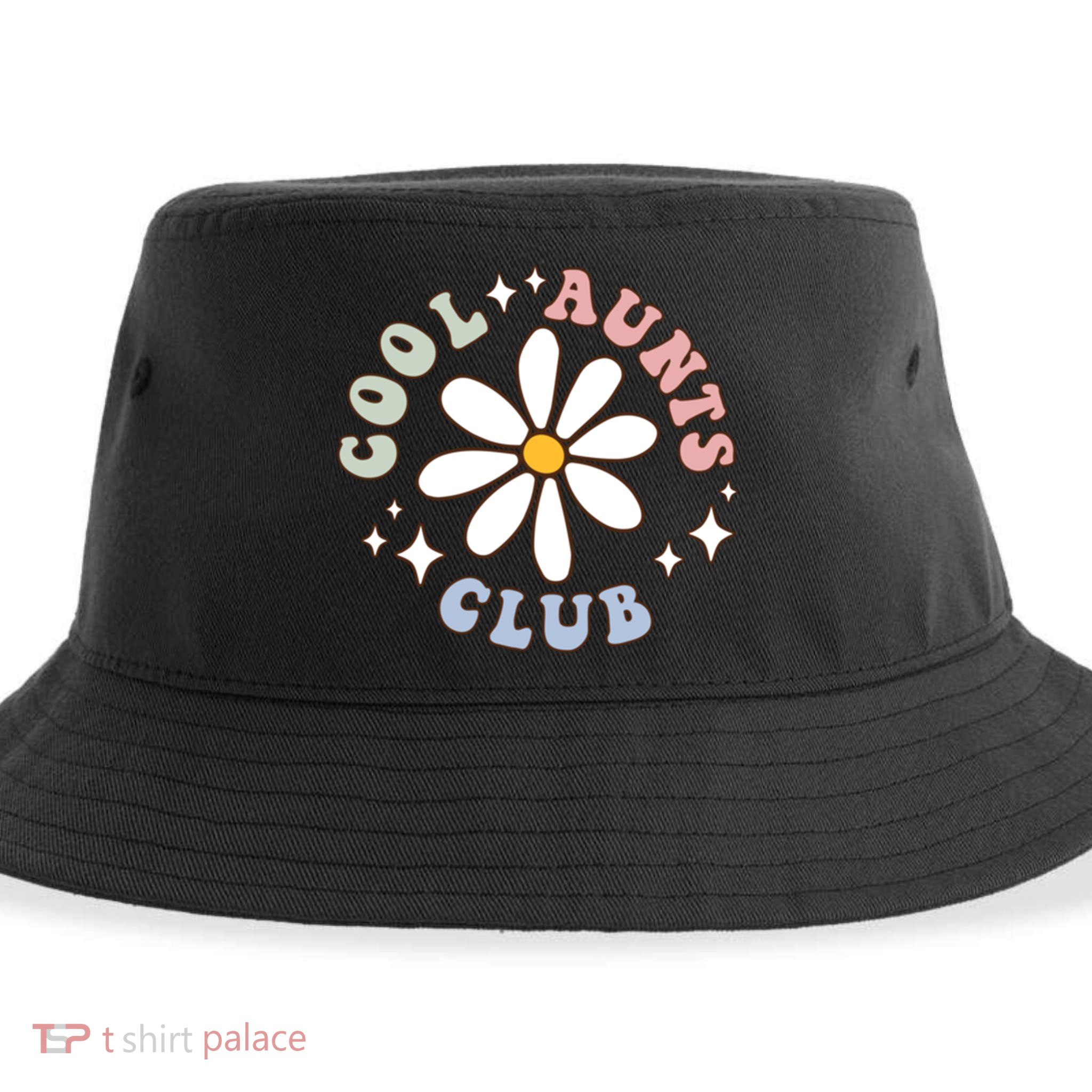 Groovy Cool Aunts Club Groovy Funny Trendy Words Great Gift Sustainable Bucket Hat