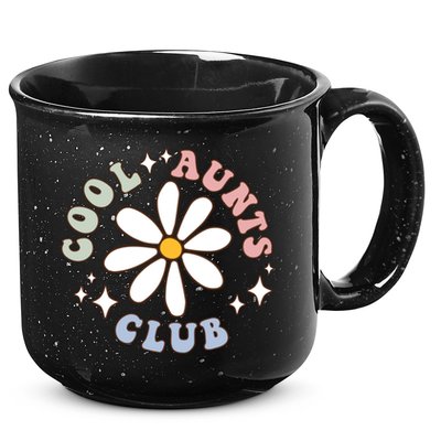 Groovy Cool Aunts Club Groovy Funny Trendy Words Great Gift 15oz Campfire Ceramic Mug