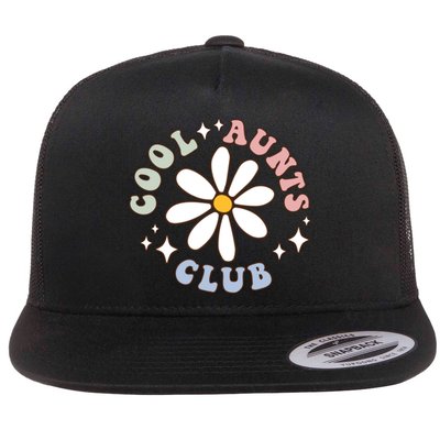 Groovy Cool Aunts Club Groovy Funny Trendy Words Great Gift Flatbill Hat