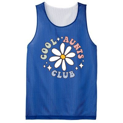 Groovy Cool Aunts Club Groovy Funny Trendy Words Great Gift Mesh Reversible Basketball Jersey Tank