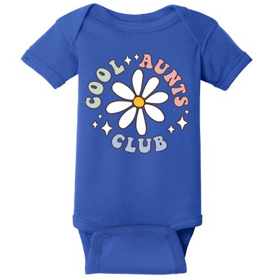 Groovy Cool Aunts Club Groovy Funny Trendy Words Great Gift Baby Bodysuit