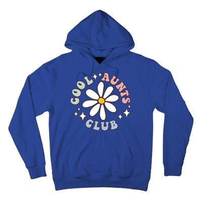 Groovy Cool Aunts Club Groovy Funny Trendy Words Great Gift Tall Hoodie