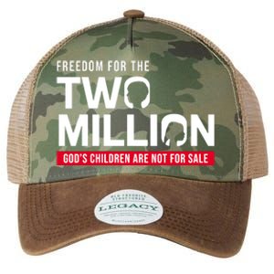 Gods Children Are Not For Sale Freedom For The Two Million Legacy Tie Dye Trucker Hat