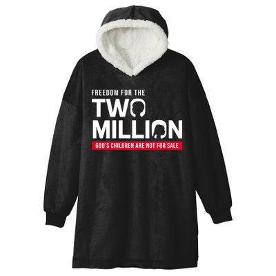 Gods Children Are Not For Sale Freedom For The Two Million Hooded Wearable Blanket
