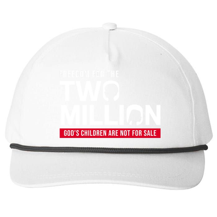 Gods Children Are Not For Sale Freedom For The Two Million Snapback Five-Panel Rope Hat