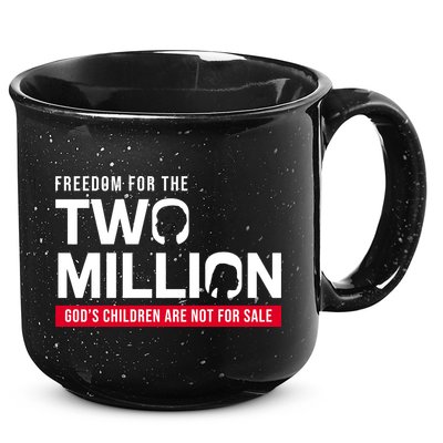 Gods Children Are Not For Sale Freedom For The Two Million 15oz Campfire Ceramic Mug
