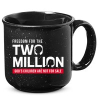 Gods Children Are Not For Sale Freedom For The Two Million 15oz Campfire Ceramic Mug