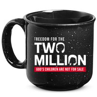 Gods Children Are Not For Sale Freedom For The Two Million 15oz Campfire Ceramic Mug