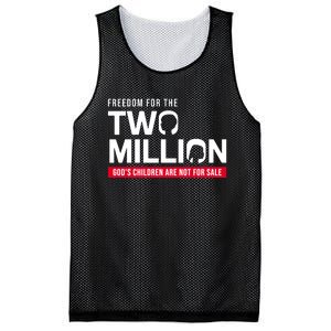 Gods Children Are Not For Sale Freedom For The Two Million Mesh Reversible Basketball Jersey Tank