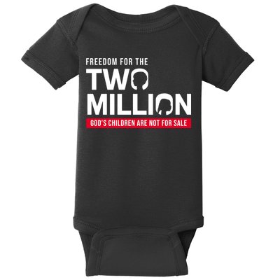 Gods Children Are Not For Sale Freedom For The Two Million Baby Bodysuit