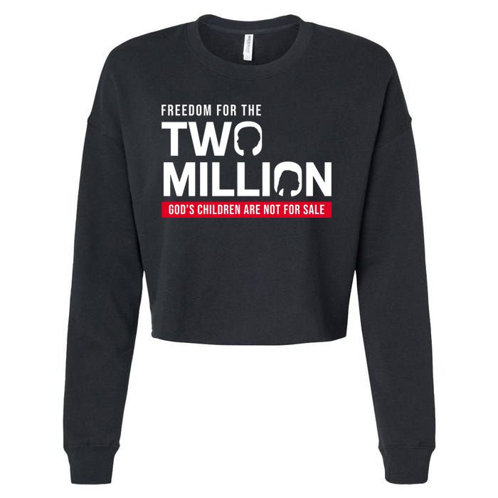 Gods Children Are Not For Sale Freedom For The Two Million Cropped Pullover Crew