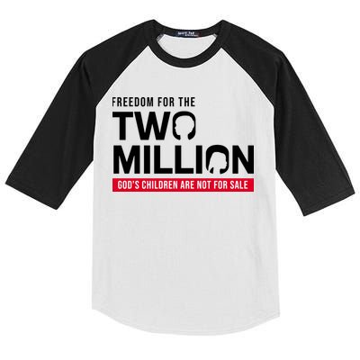 Gods Children Are Not For Sale Freedom For The Two Million Kids Colorblock Raglan Jersey