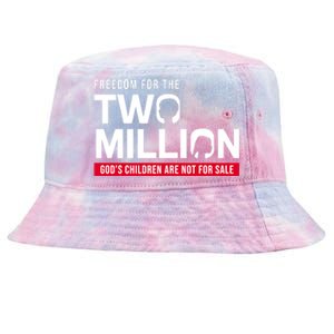 Gods Children Are Not For Sale Freedom For The Two Million Tie-Dyed Bucket Hat