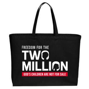 Gods Children Are Not For Sale Freedom For The Two Million Cotton Canvas Jumbo Tote