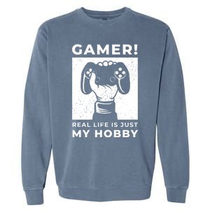 Gaming Costumes And Gamer Funny Gift Lover Of Gaming Great Gift Garment-Dyed Sweatshirt