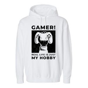 Gaming Costumes And Gamer Funny Gift Lover Of Gaming Great Gift Garment-Dyed Fleece Hoodie