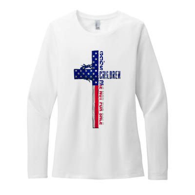 Gods Children Are Not For Sale: Embracing Sound Of Freedom Womens CVC Long Sleeve Shirt