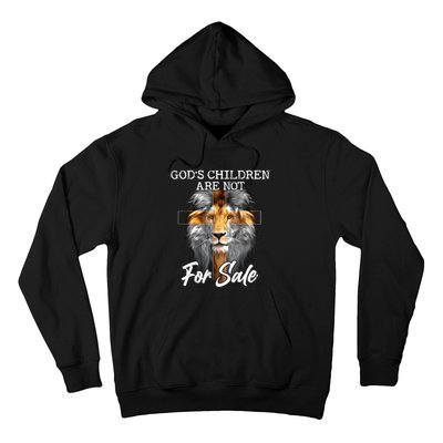 Gods Children Are Not For Sale Funny Quote Hoodie