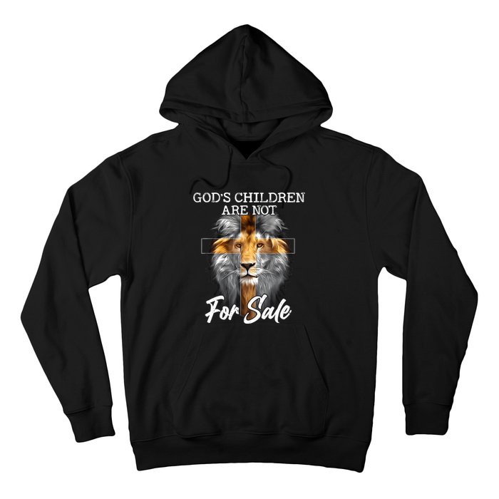 Gods Children Are Not For Sale Funny Quote Hoodie