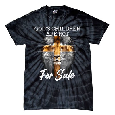 Gods Children Are Not For Sale Funny Quote Tie-Dye T-Shirt