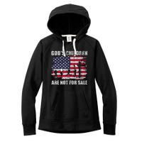 Gods Children Are Not For Sale Christ Christian Vintage Women's Fleece Hoodie