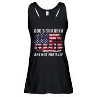 Gods Children Are Not For Sale Christ Christian Vintage Ladies Essential Flowy Tank