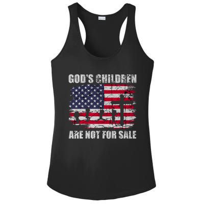 Gods Children Are Not For Sale Christ Christian Vintage Ladies PosiCharge Competitor Racerback Tank