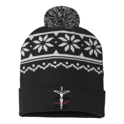 Gods Children Are Not For Sale Protect Children USA-Made Snowflake Beanie